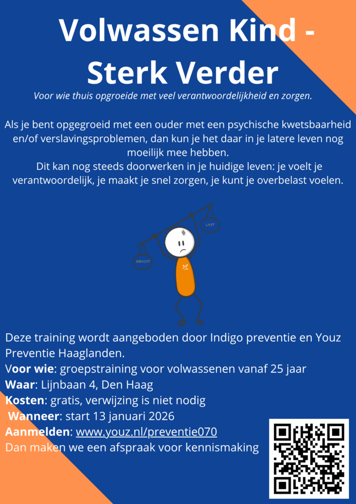 Flyer volwassen kind sterk verder jan 2026